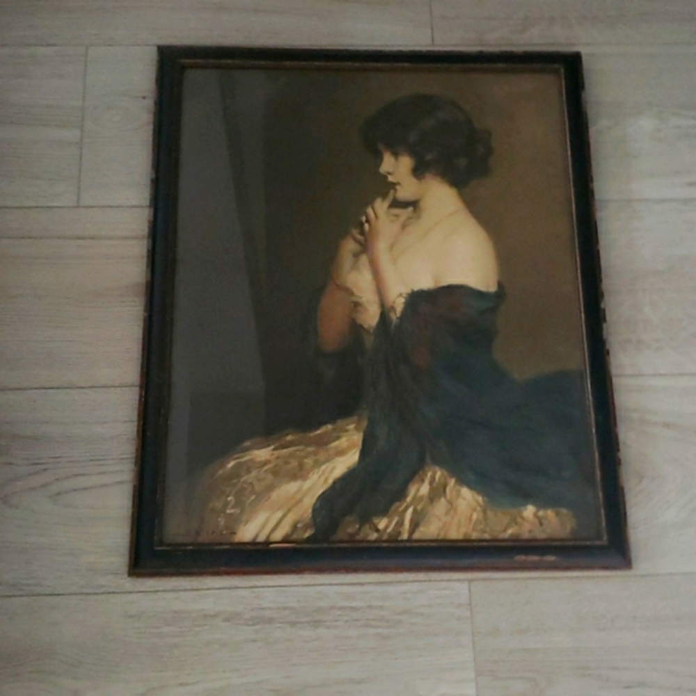 🎉HP!🎉Antique Gabriel Nicolet Signed Painting
